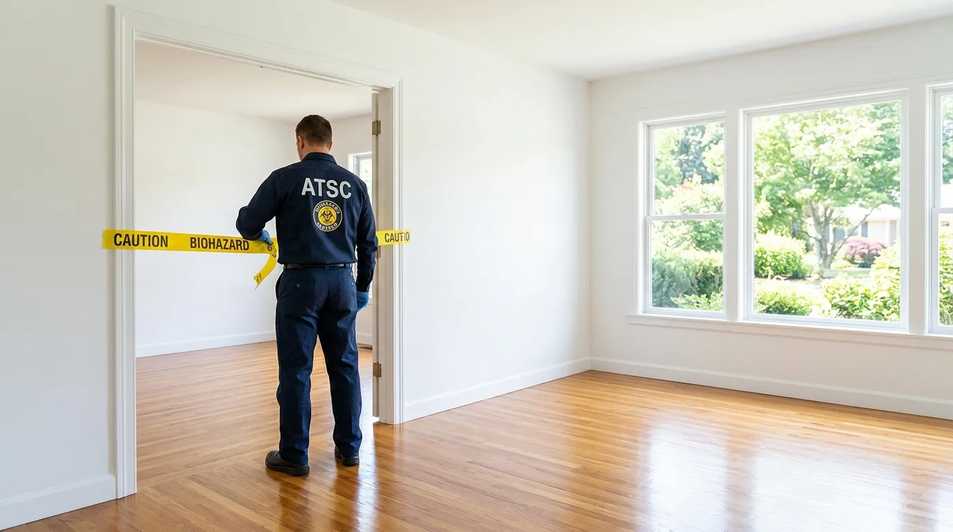 Certified biohazard cleanup crew performing Crime Scene Cleanup in North Bay Village